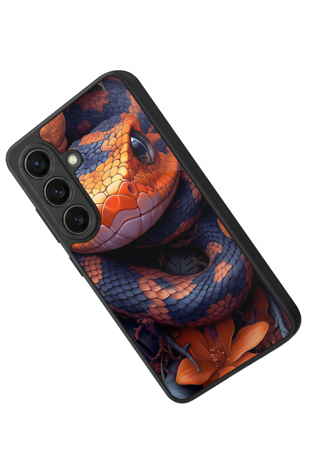 Samsung Galaxy S26 Uyumlu Yılan Tasarımlı Glossy Premium Kılıf