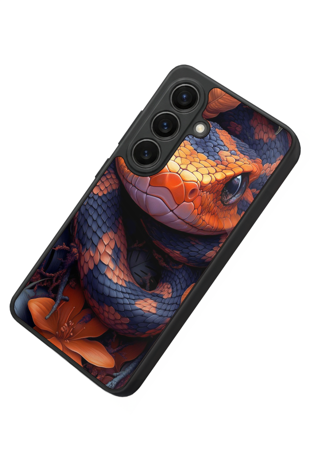 Samsung Galaxy S26 Uyumlu Yılan Tasarımlı Glossy Premium Kılıf