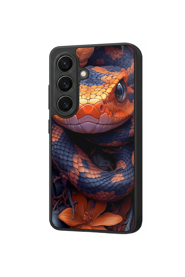 Samsung Galaxy S26 Uyumlu Yılan Tasarımlı Glossy Premium Kılıf