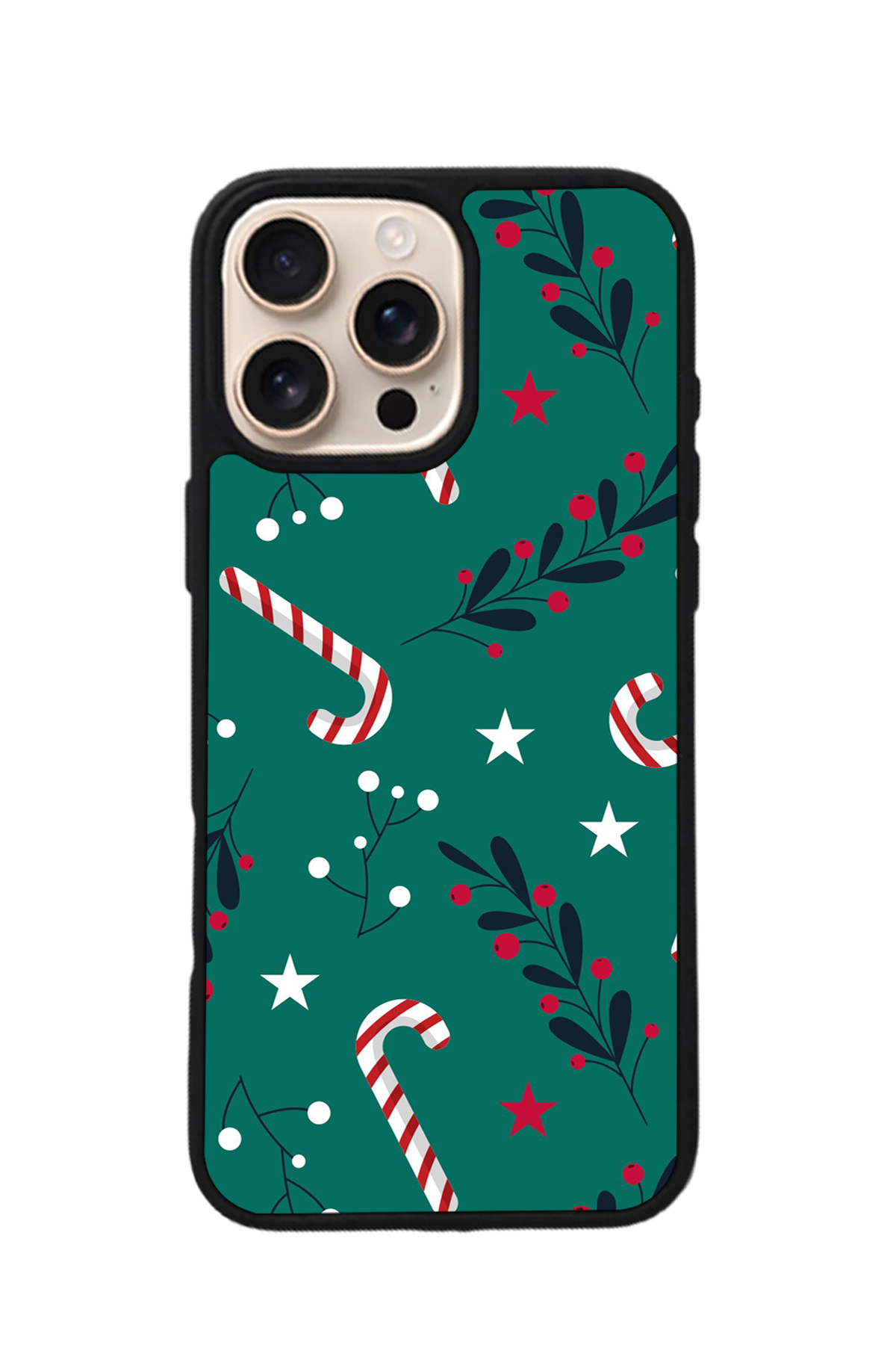 iPhone 15 Pro Max Uyumlu Yilbasi Christmas Tasarımlı Glossy Premium Kılıf