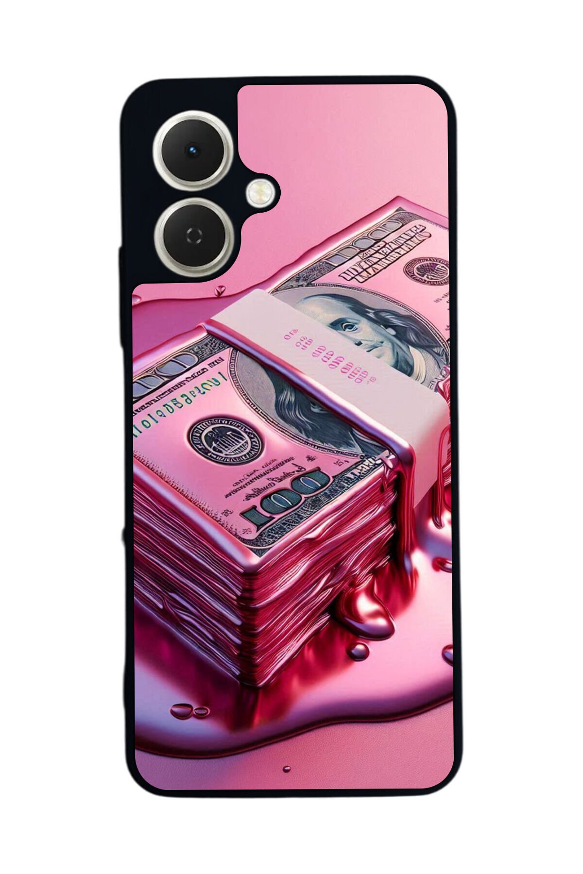 Tecno Spark GO 2 Uyumlu Money Para Tasarımlı Glossy Premium Kılıf