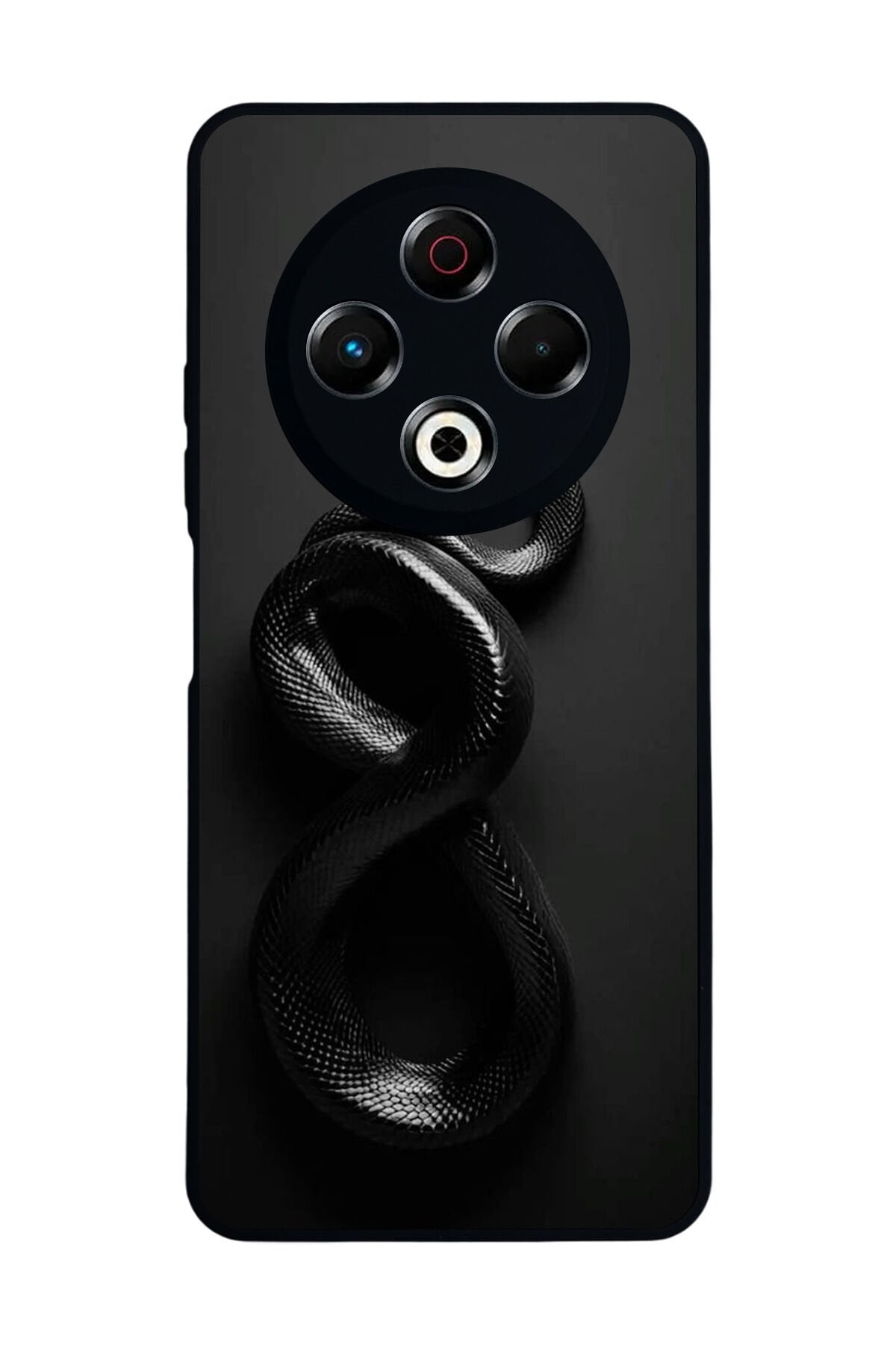 Tecno Spark 30 Uyumlu Yılan Tasarımlı Glossy Premium Kılıf
