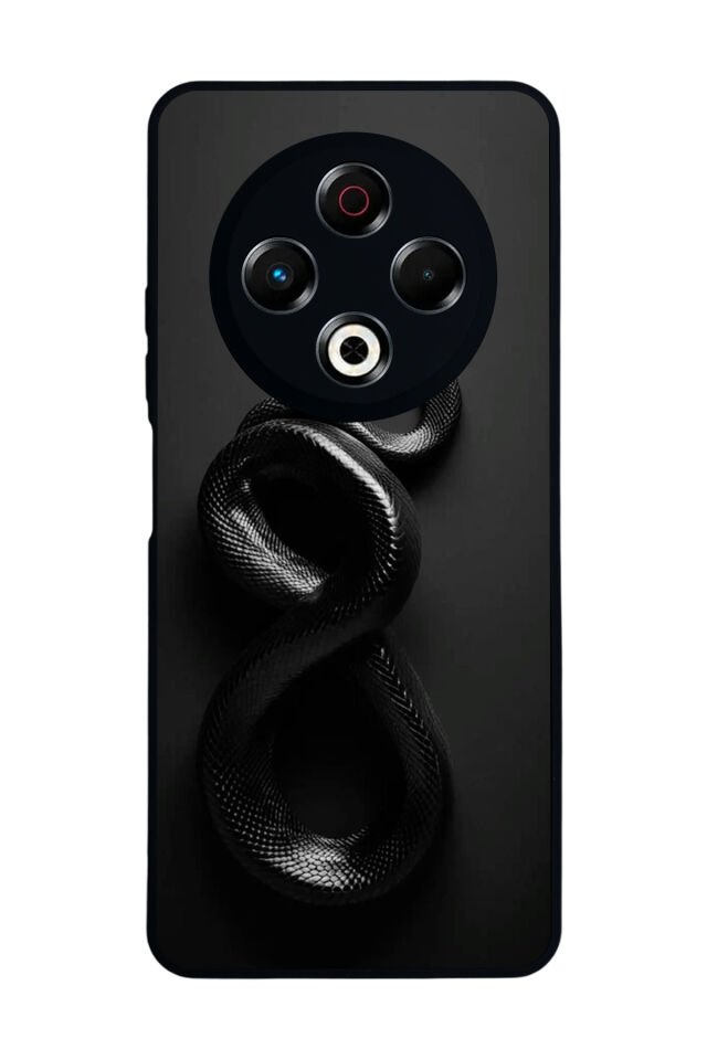 Tecno Spark 30 Uyumlu Yılan Tasarımlı Glossy Premium Kılıf