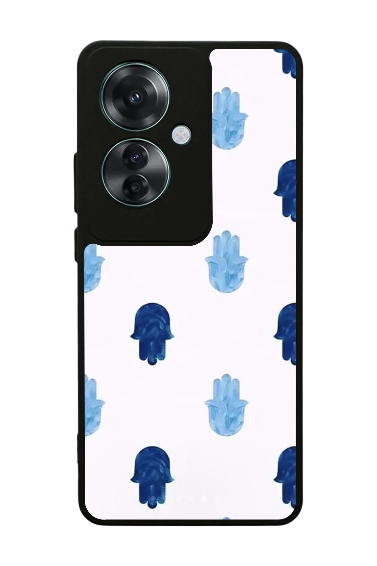Oppo Reno 11F Uyumlu Nazar Tasarımlı Glossy Premium Kılıf