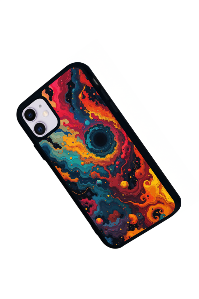 iPhone 11 Uyumlu Abstract Tasarımlı Glossy Premium Kılıf