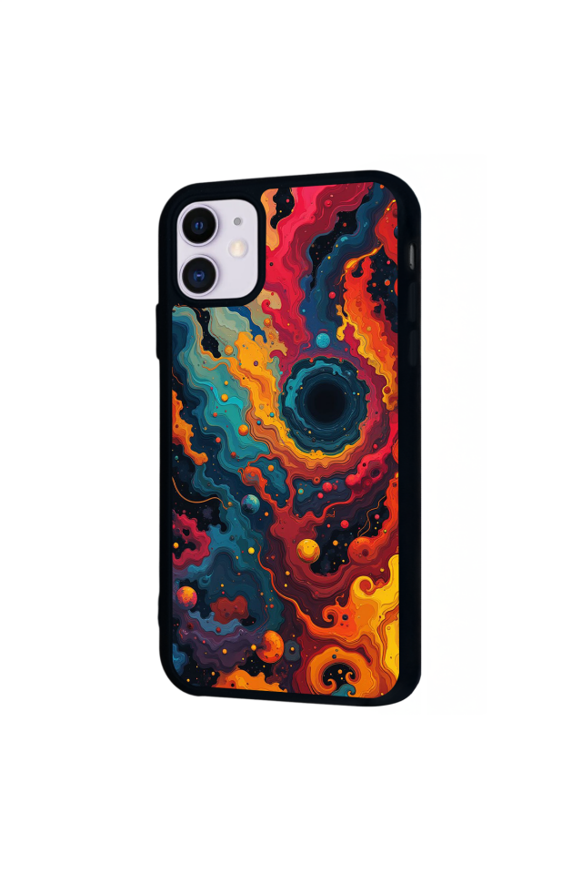 iPhone 11 Uyumlu Abstract Tasarımlı Glossy Premium Kılıf