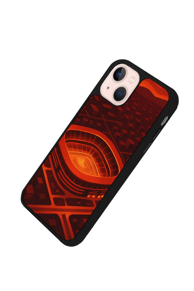 iPhone 14 Plus Uyumlu Aslan Tasarımlı Glossy Premium Kılıf