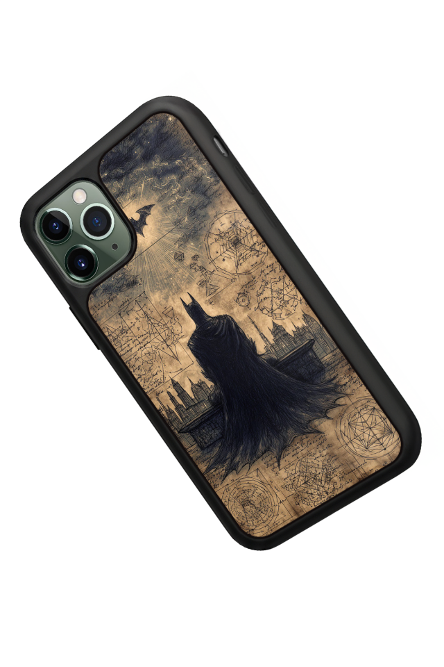 iPhone 11 Pro Max Uyumlu Batman Tasarımlı Glossy Premium Kılıf