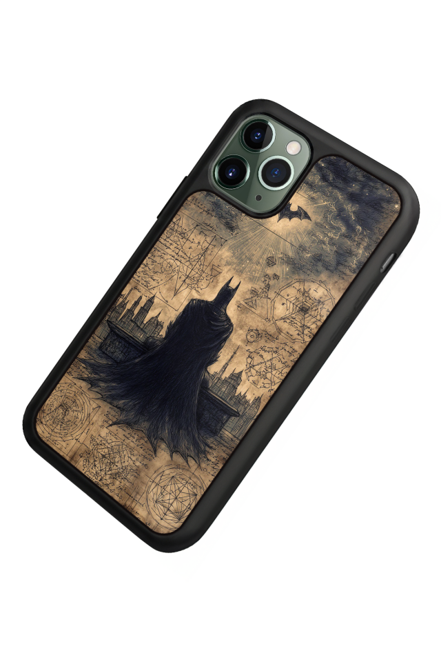 iPhone 11 Pro Max Uyumlu Batman Tasarımlı Glossy Premium Kılıf
