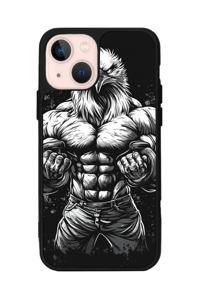 iPhone 15 Uyumlu Besiktas Tasarımlı Glossy Premium Kılıf