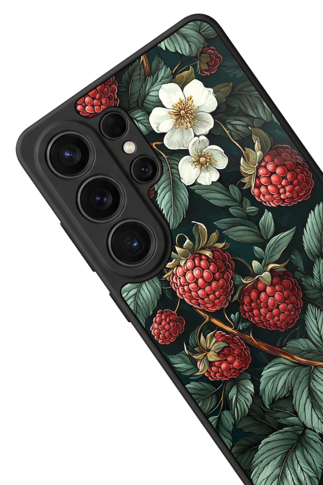 Samsung Galaxy S26 Ultra Uyumlu Botanik Tasarımlı Glossy Premium Kılıf