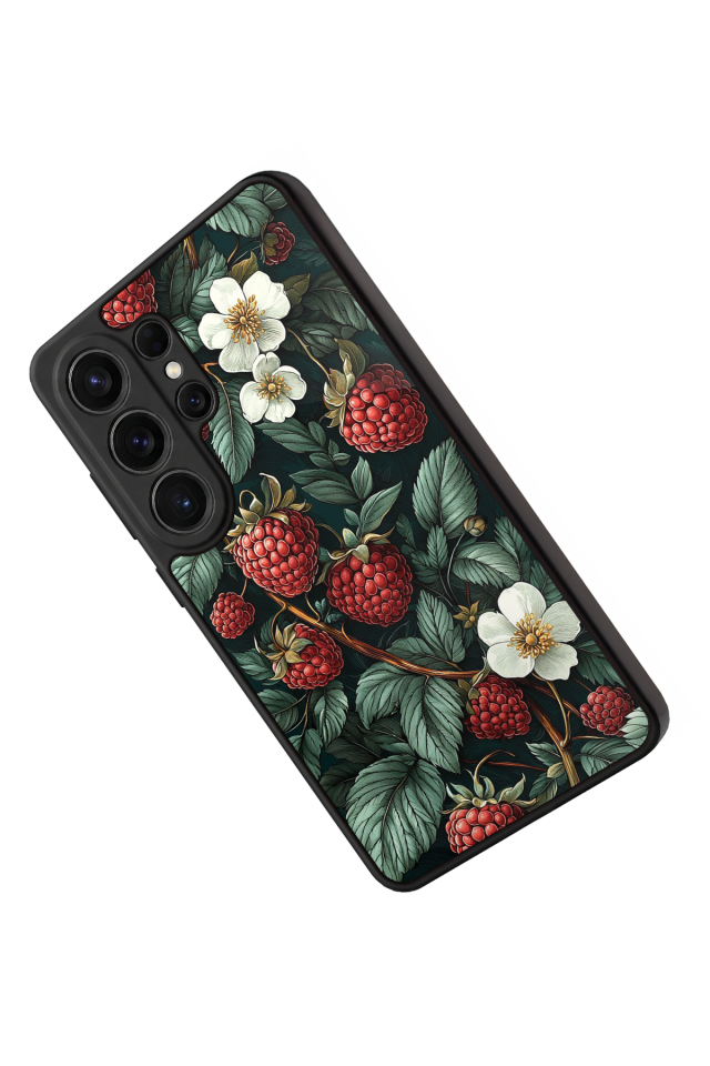 Samsung Galaxy S26 Ultra Uyumlu Botanik Tasarımlı Glossy Premium Kılıf