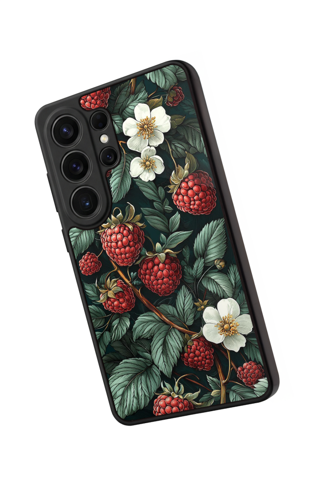 Samsung Galaxy S26 Ultra Uyumlu Botanik Tasarımlı Glossy Premium Kılıf