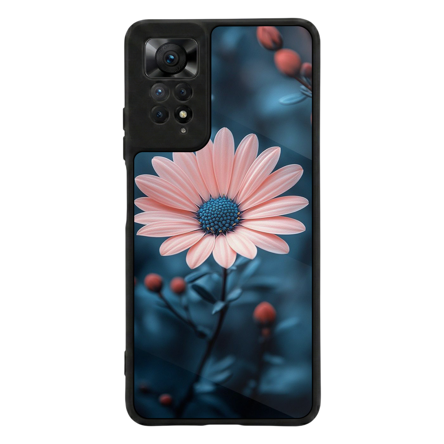 Xiaomi Redmi Note 11 Pro Uyumlu Cicek Tasarımlı Glossy Premium Kılıf