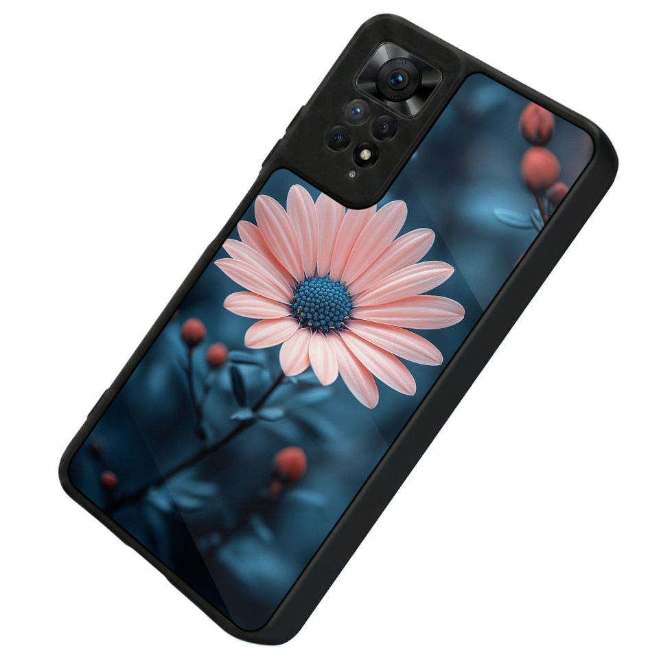 Xiaomi Redmi Note 11 Pro Uyumlu Cicek Tasarımlı Glossy Premium Kılıf
