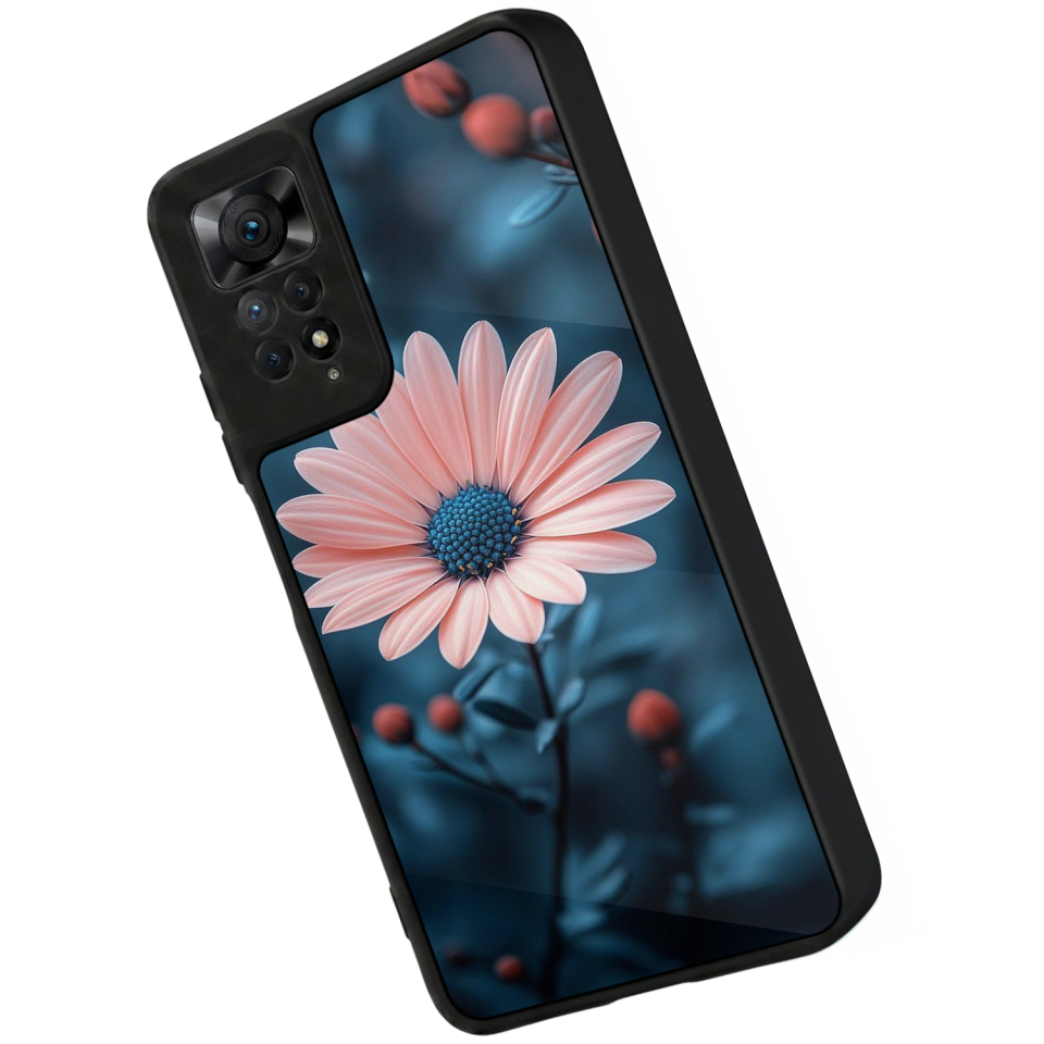 Xiaomi Redmi Note 11 Pro Uyumlu Cicek Tasarımlı Glossy Premium Kılıf