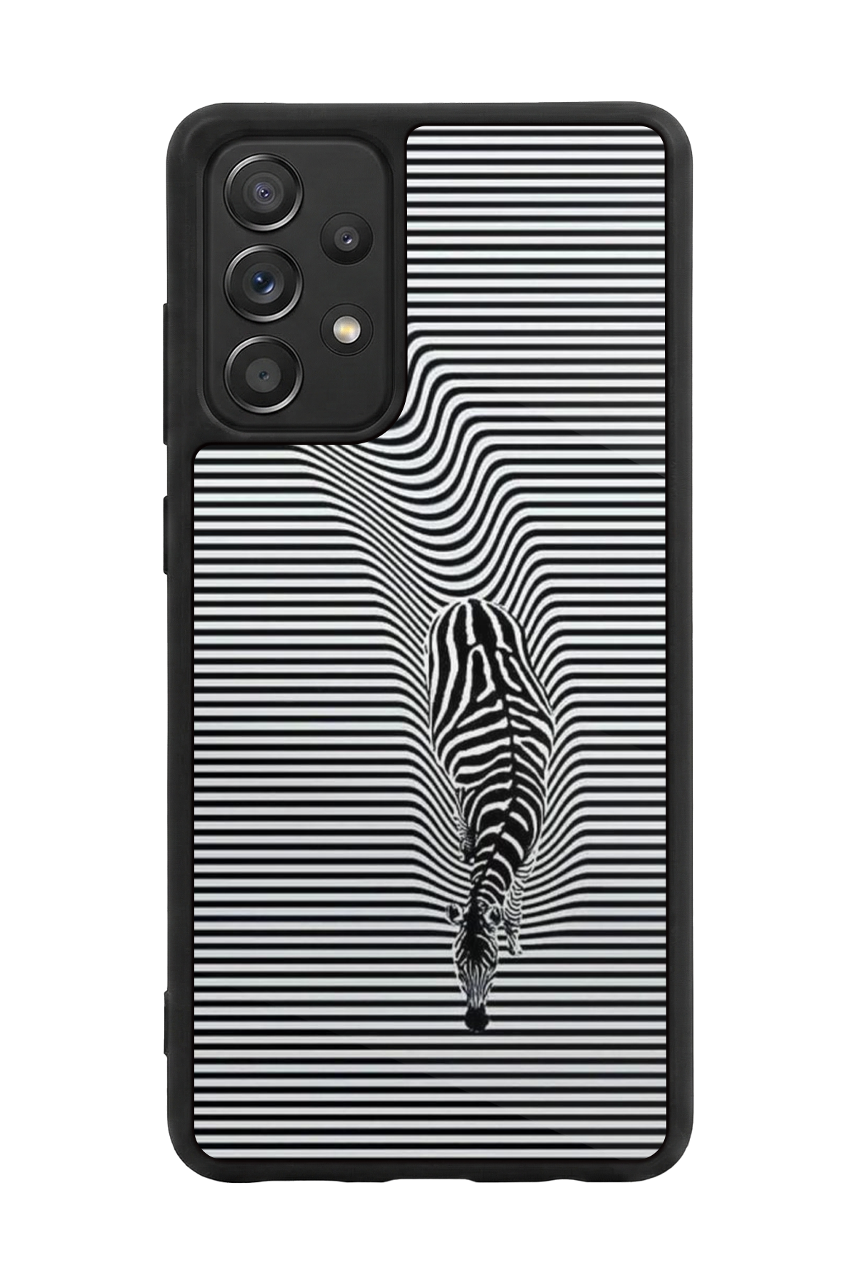 Samsung Galaxy A72 Uyumlu Çizgi Sanatı Tasarımlı Glossy Premium Kılıf