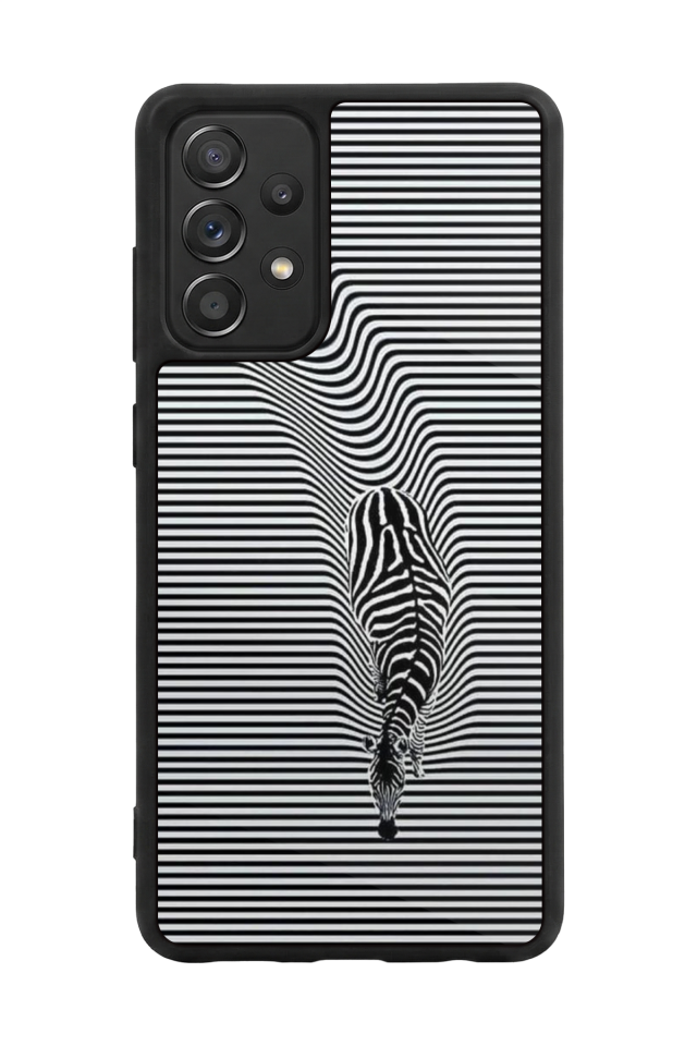 Samsung Galaxy A72 Uyumlu Çizgi Sanatı Tasarımlı Glossy Premium Kılıf