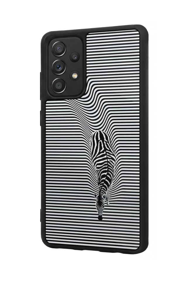 Samsung Galaxy A72 Uyumlu Çizgi Sanatı Tasarımlı Glossy Premium Kılıf