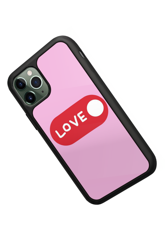 iPhone 11 Pro Uyumlu Kalp Love Tasarımlı Glossy Premium Kılıf