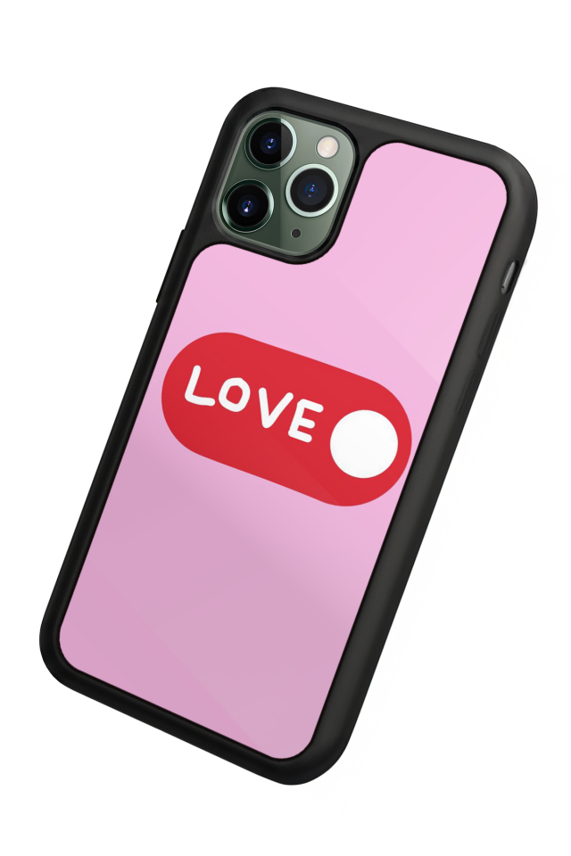 iPhone 11 Pro Uyumlu Kalp Love Tasarımlı Glossy Premium Kılıf