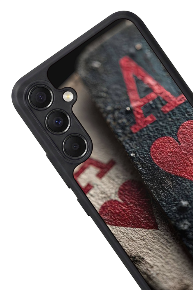 Samsung Galaxy A34 Uyumlu Kart Tasarımlı Glossy Premium Kılıf