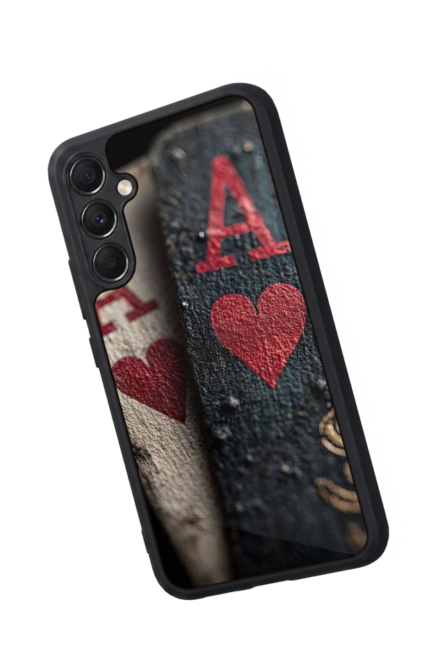 Samsung Galaxy A34 Uyumlu Kart Tasarımlı Glossy Premium Kılıf