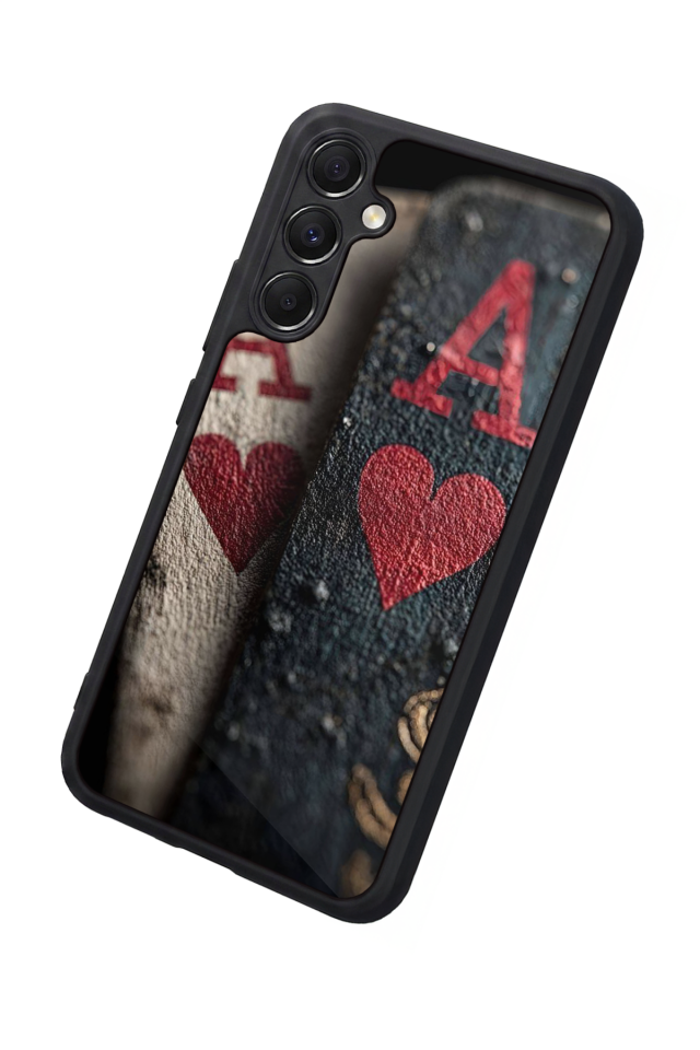 Samsung Galaxy A34 Uyumlu Kart Tasarımlı Glossy Premium Kılıf