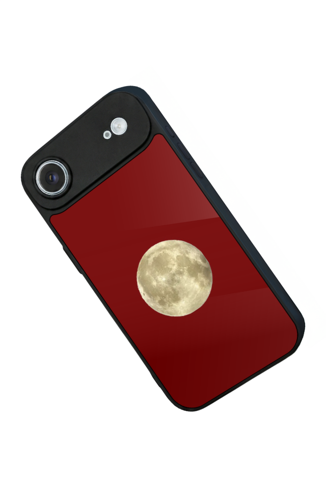 iPhone 17 Air Uyumlu Kirmizi Tasarımlı Glossy Premium Kılıf