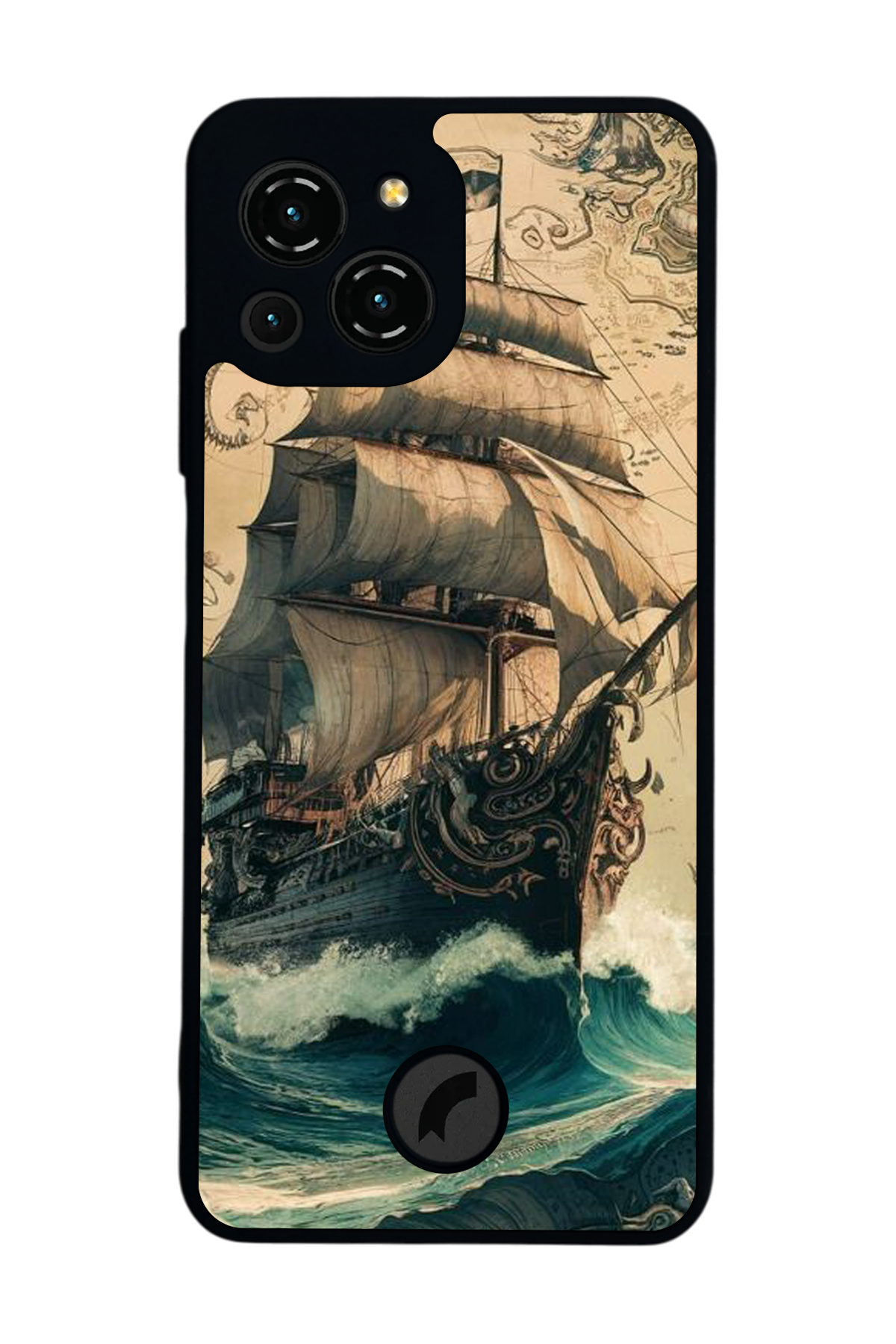 Reeder S23 Pro Max Uyumlu Korsan Tasarımlı Glossy Premium Kılıf