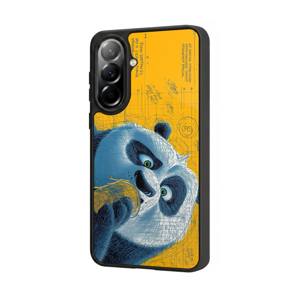 Samsung Galaxy A57 Uyumlu Kung Fu Panda Tasarımlı Glossy Premium Kılıf