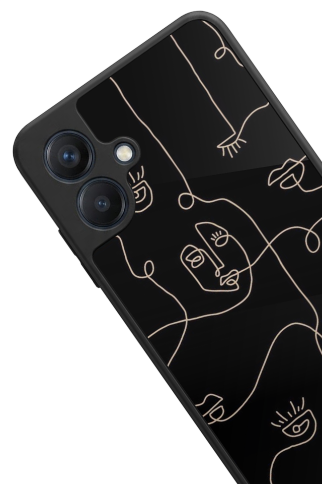 Samsung Galaxy A07 Uyumlu Line Art Tasarımlı Glossy Premium Kılıf