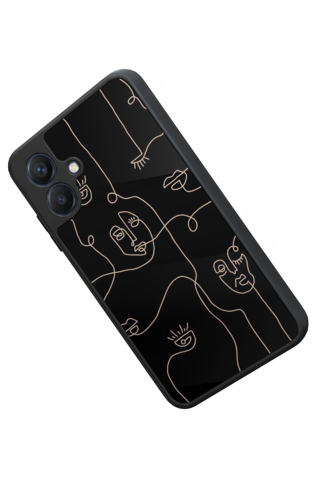 Samsung Galaxy A07 Uyumlu Line Art Tasarımlı Glossy Premium Kılıf