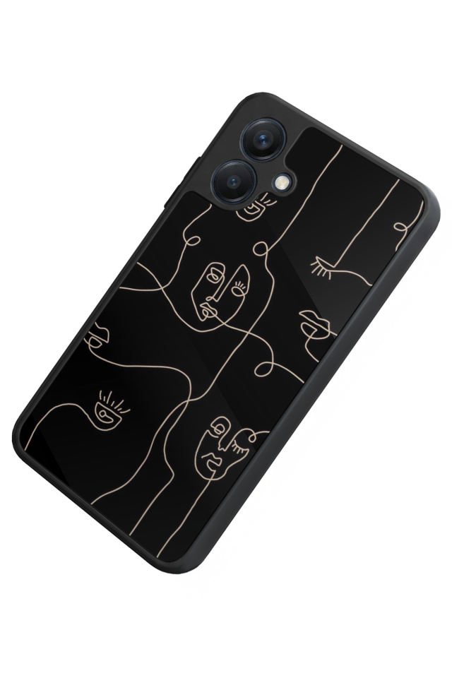 Samsung Galaxy A07 Uyumlu Line Art Tasarımlı Glossy Premium Kılıf