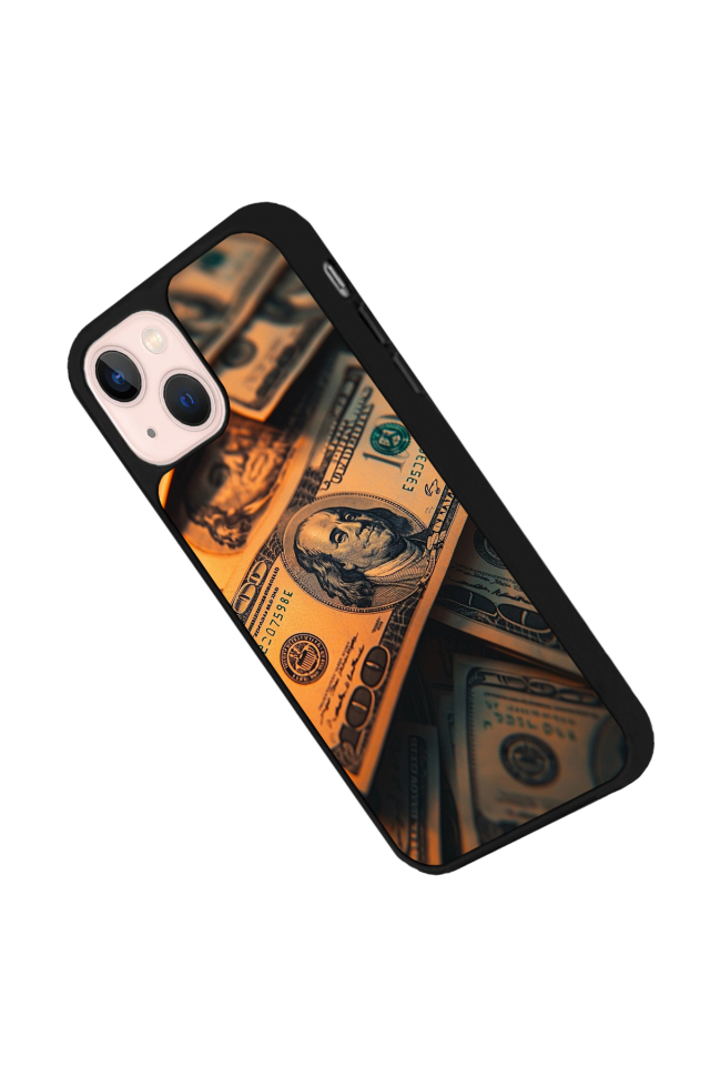 iPhone 13/14 Uyumlu Para Tasarımlı Glossy Premium Kılıf
