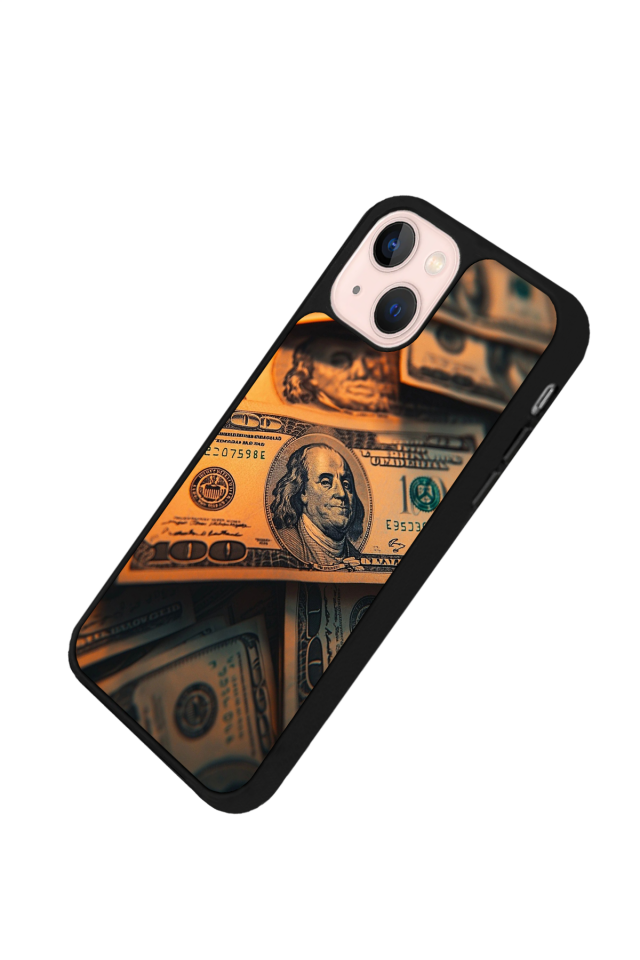 iPhone 13/14 Uyumlu Para Tasarımlı Glossy Premium Kılıf