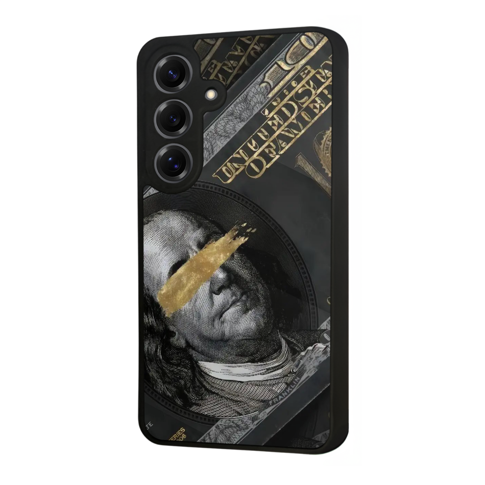 Samsung Galaxy S25 Uyumlu Para Tasarımlı Glossy Premium Kılıf