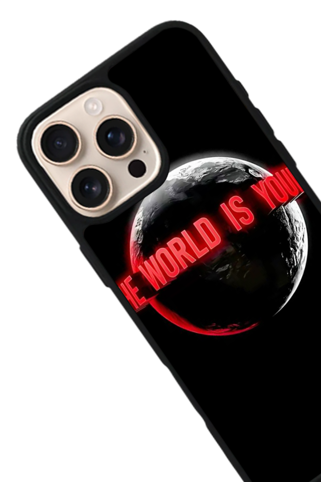 iPhone 15 Pro Uyumlu Scarface Tasarımlı Glossy Premium Kılıf