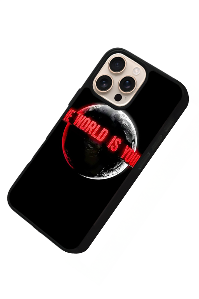 iPhone 15 Pro Uyumlu Scarface Tasarımlı Glossy Premium Kılıf