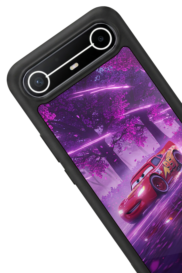 Tecno Spark Slim 5G Uyumlu Şimsek McQueen Tasarımlı Glossy Premium Kılıf