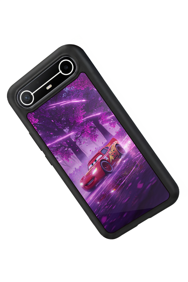 Tecno Spark Slim 5G Uyumlu Şimsek McQueen Tasarımlı Glossy Premium Kılıf