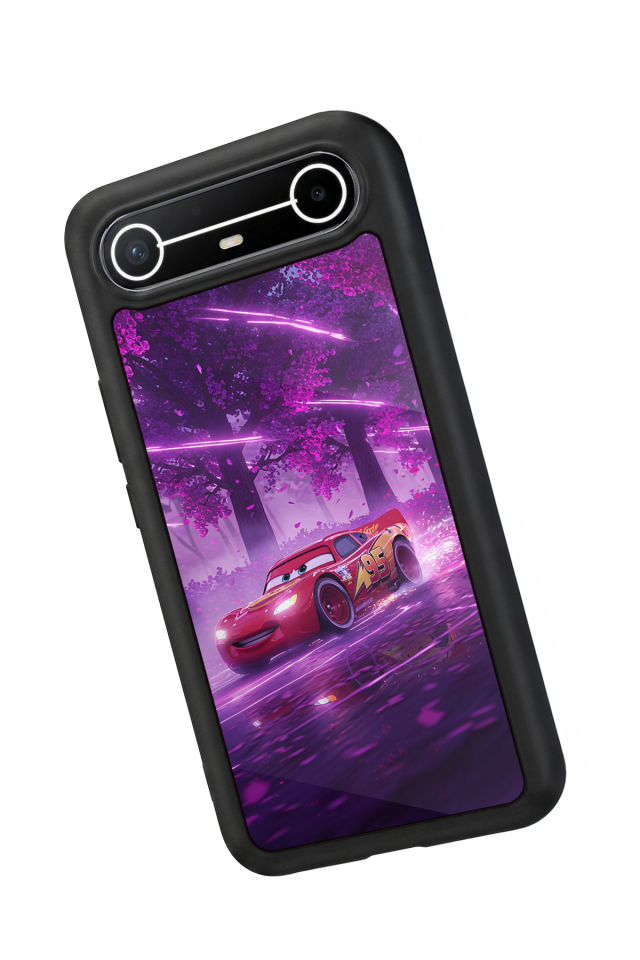 Tecno Spark Slim 5G Uyumlu Şimsek McQueen Tasarımlı Glossy Premium Kılıf