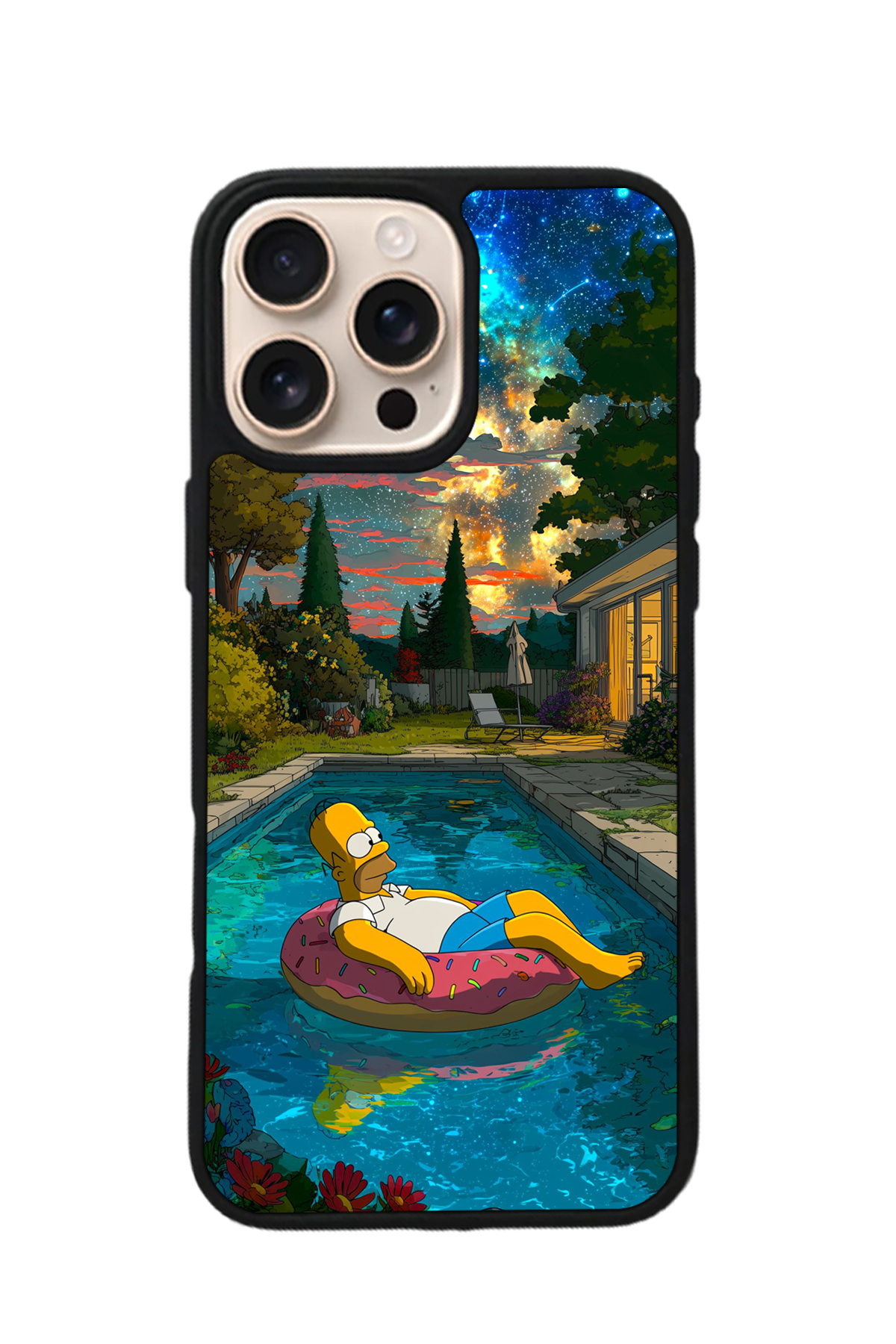 iPhone 14 Pro Uyumlu The Simpsons Tasarımlı Glossy Premium Kılıf