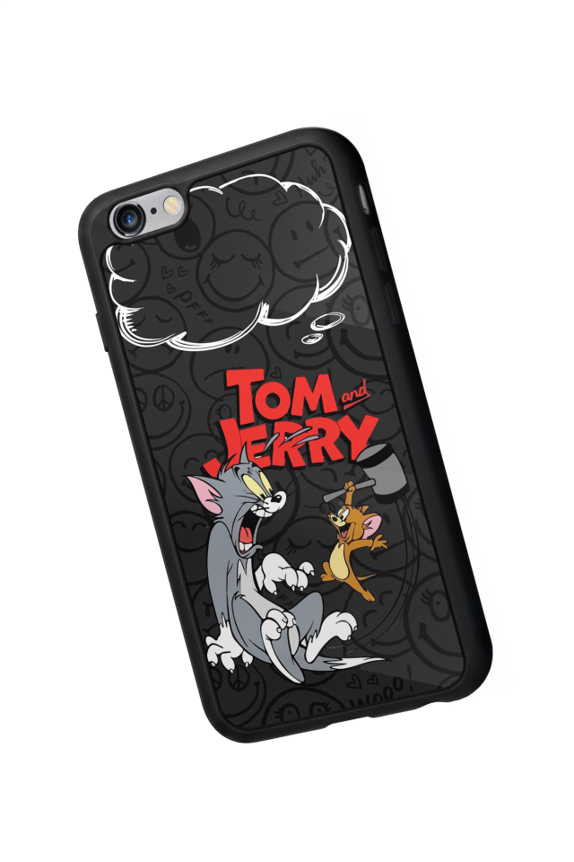 iPhone 6 Plus Uyumlu Tom And Jerry Tasarımlı Glossy Premium Kılıf