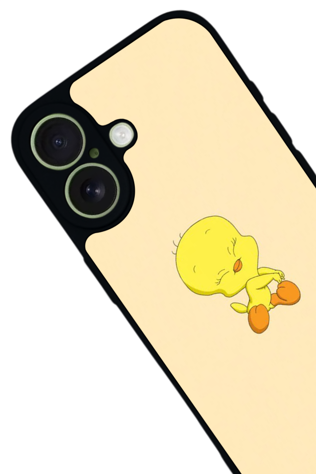 iPhone 17 Uyumlu Tweety Tasarımlı Glossy Premium Kılıf