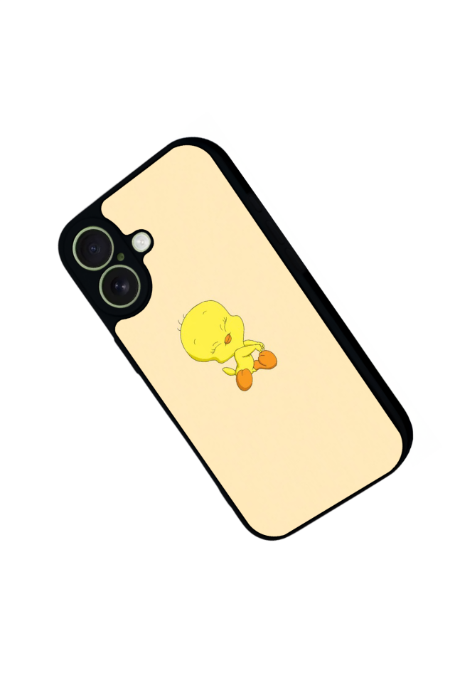 iPhone 17 Uyumlu Tweety Tasarımlı Glossy Premium Kılıf