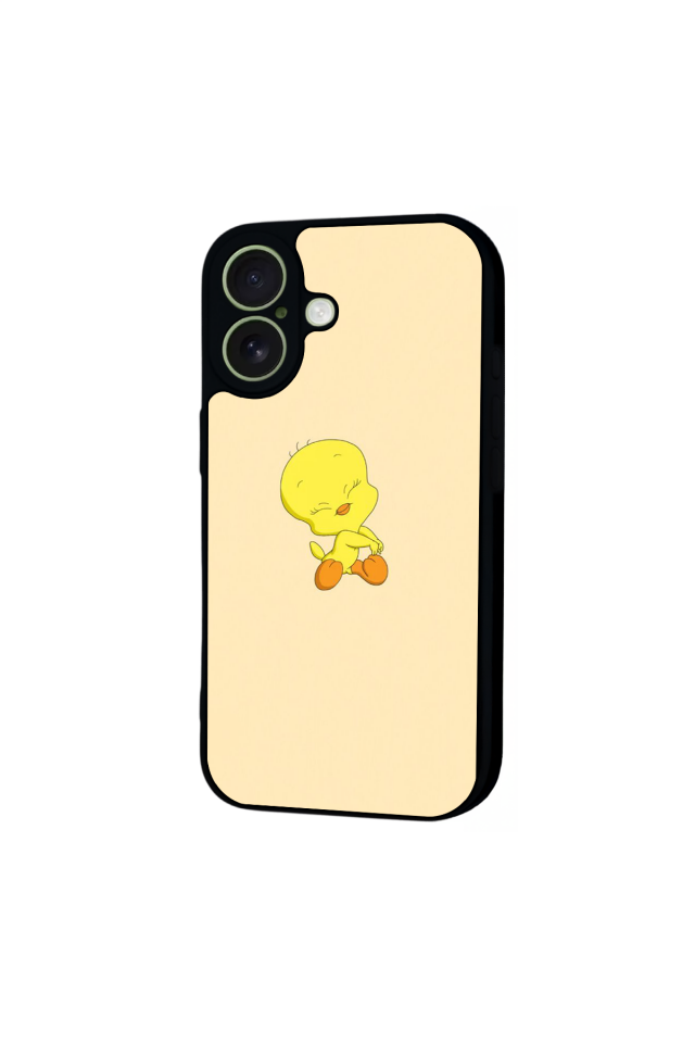 iPhone 17 Uyumlu Tweety Tasarımlı Glossy Premium Kılıf