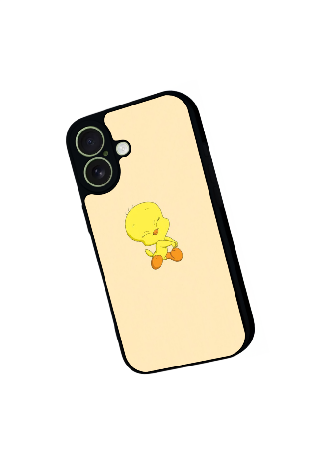 iPhone 17 Uyumlu Tweety Tasarımlı Glossy Premium Kılıf