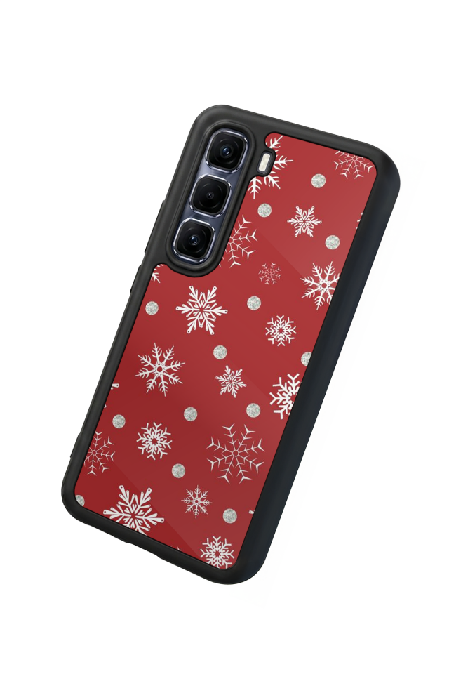 Infinix Hot 60 Pro Plus Uyumlu Yilbasi Christmas Tasarımlı Glossy Premium Kılıf