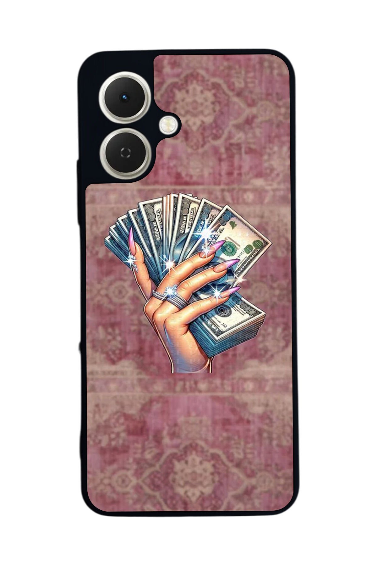 Tecno Spark GO 2 Uyumlu Money Para Tasarımlı Glossy Premium Kılıf